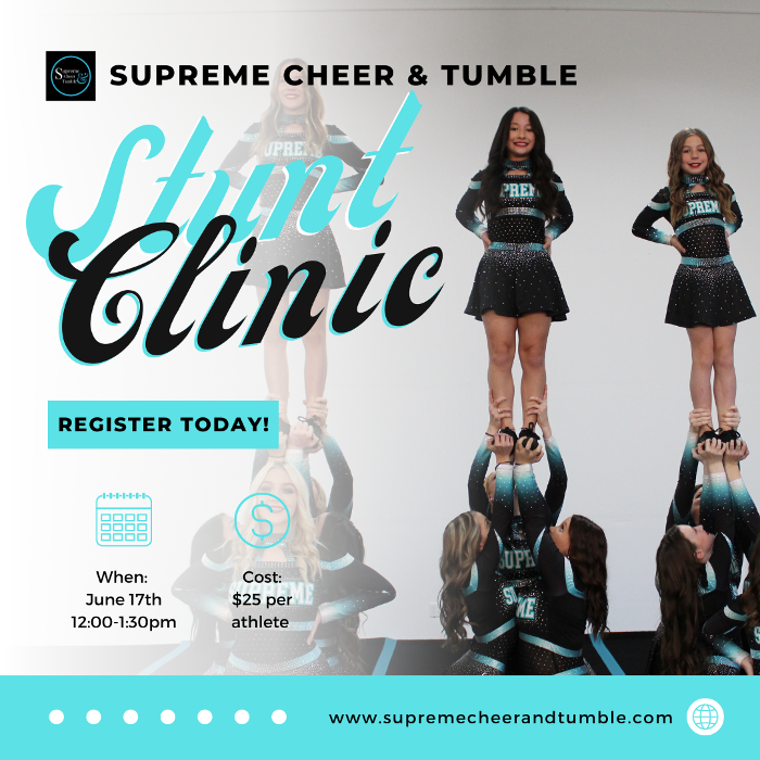 Tumbling and Stunt Clinics!